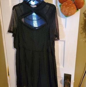Altar'd State Key Hole Black Dress Size Medium